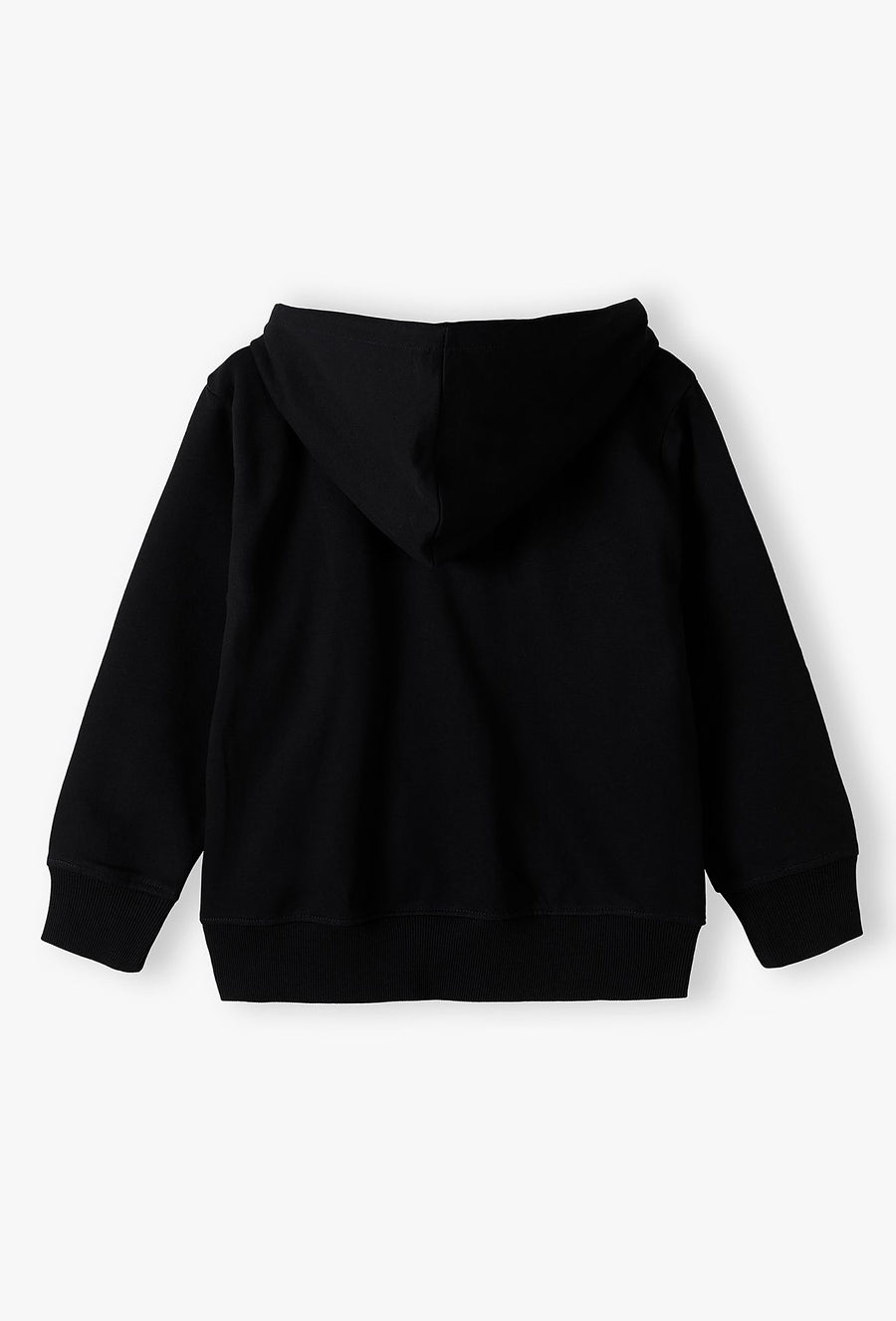 Czarna bluza dresowa z kapturem - basic - 5.10.15.