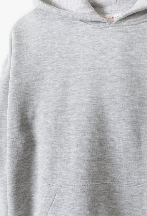 Bluza dresowa z kapturem nierozpinana - basic - Limited Edition