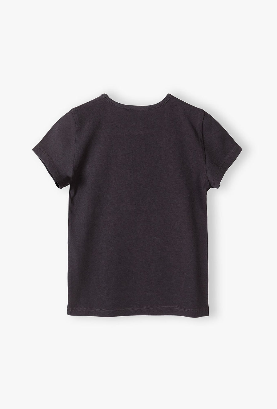 T-shirt dla dziewczynki z nadrukiem i cekinami