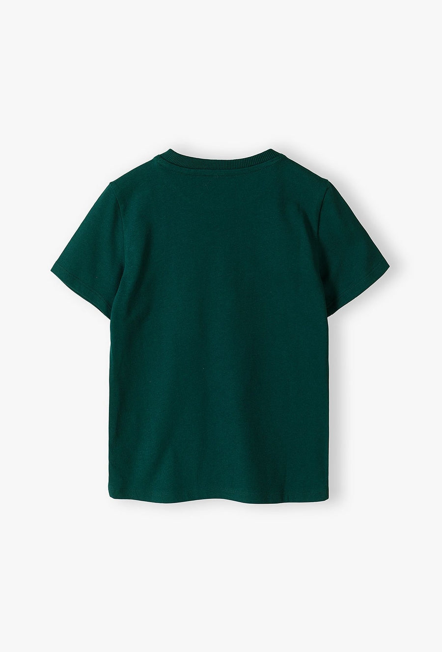 T-shirt dla chłopca - zielony z koparkę - 5.10.15.
